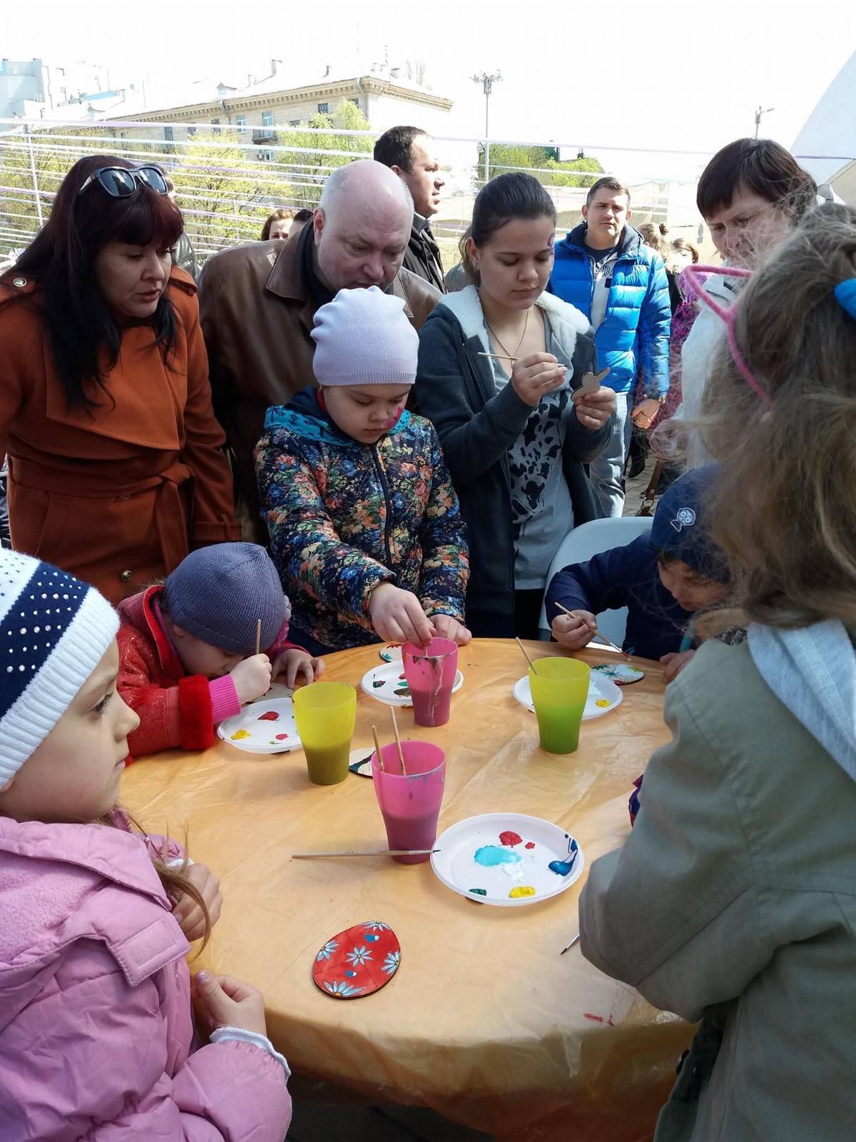 Великодній марафон «Щастя малювати» на Софійській площі