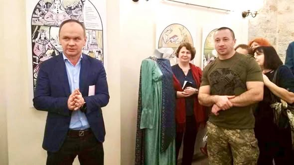 Виставка «Анна Ярославна. Мальована стрічка» у Брамі Заборовського — фото 56