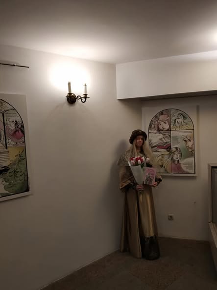 Виставка «Анна Ярославна. Мальована стрічка» у Брамі Заборовського — фото 45