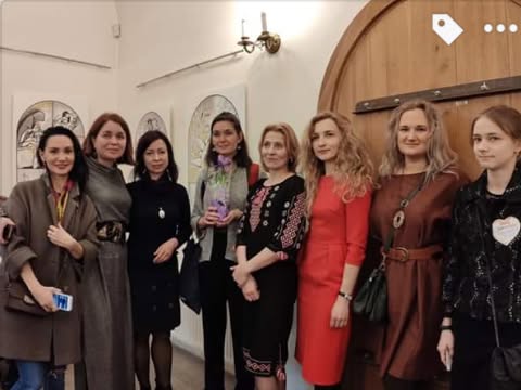 Виставка «Анна Ярославна. Мальована стрічка» у Брамі Заборовського — фото 7