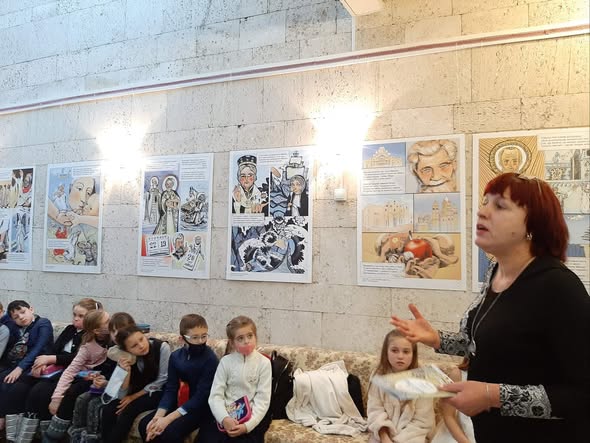 Виставка коміксів «Святий Миколай. Історія у картинках» у Національній бібліотеці для дітей — фото 13